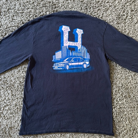 HUF - Long Sleeve Car T-Shirt - Picture 2 of 5